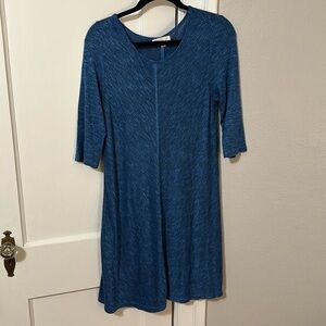 love, Fire blue shift dress